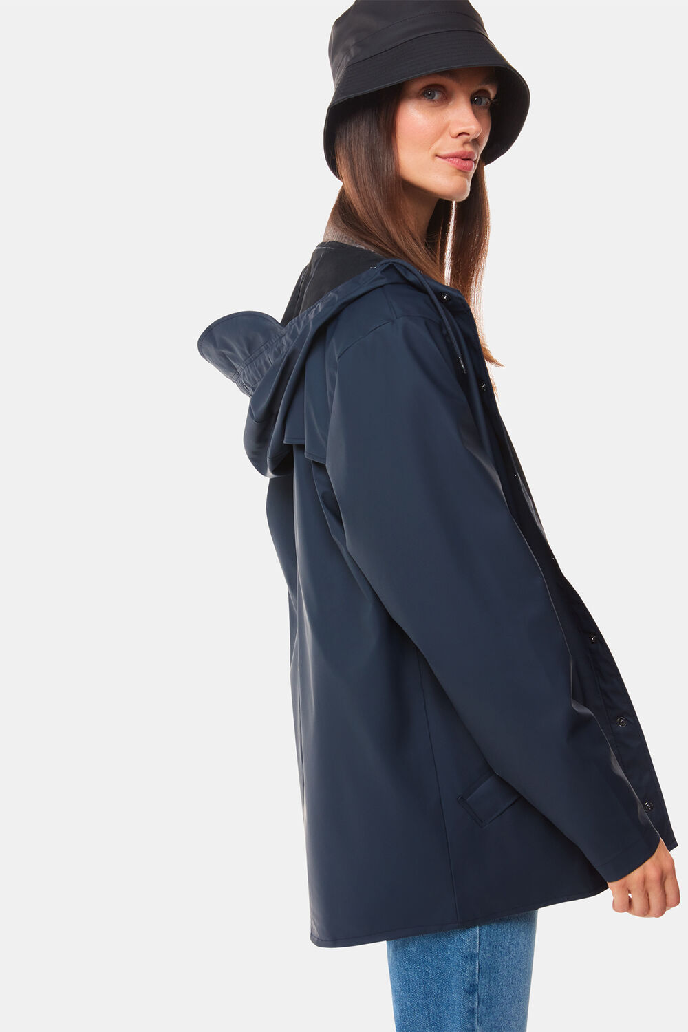 Navy Rains Jacket