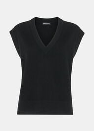 Cashmere V Neck Tank