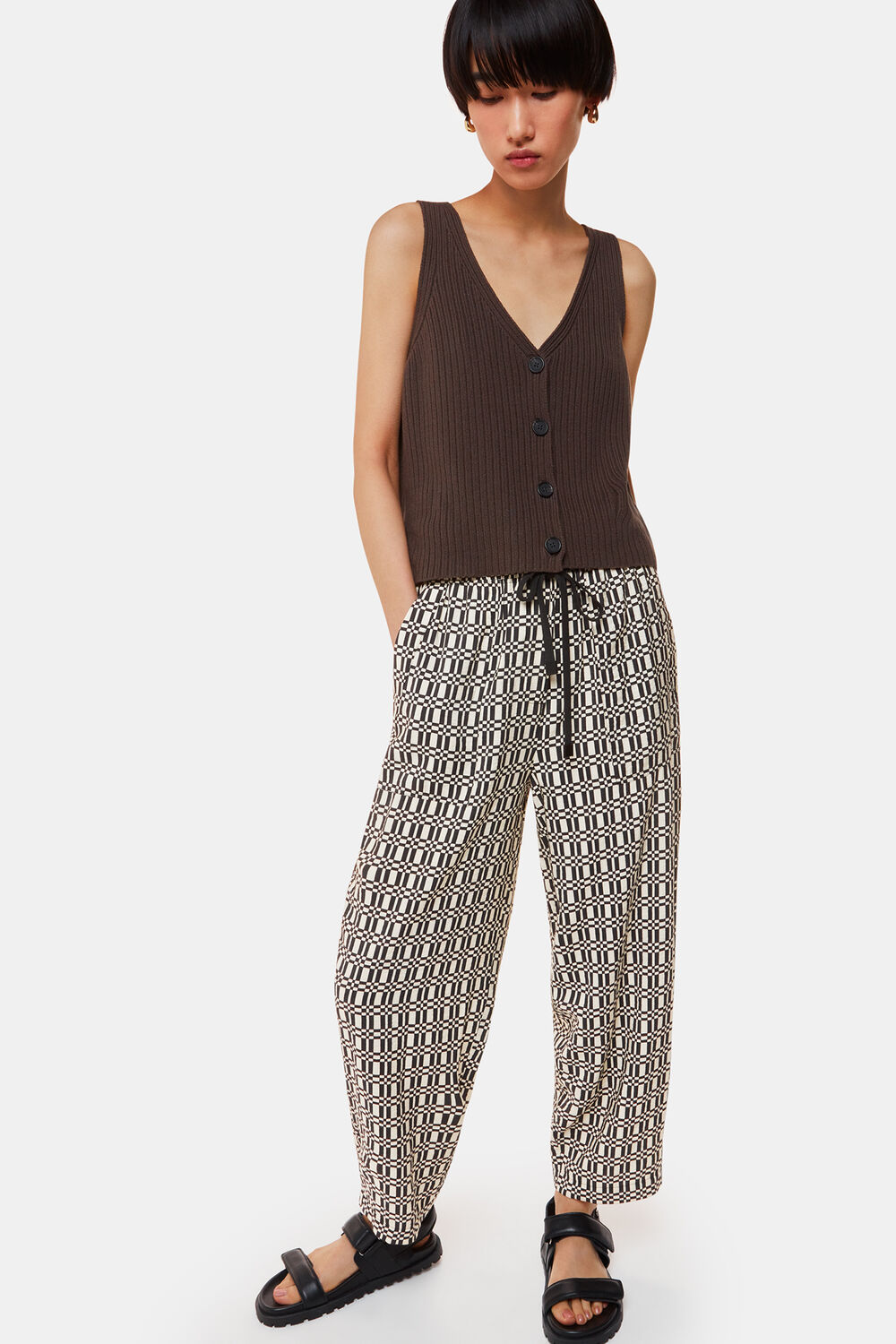 Link Check Print Trouser