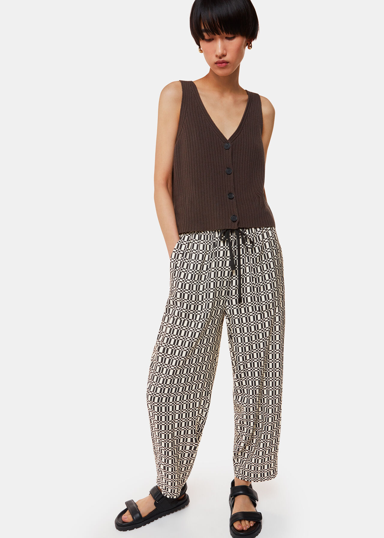 Link Check Print Trouser