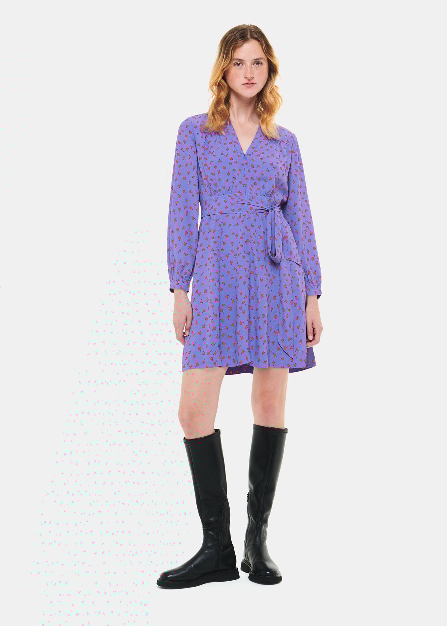 Whistles pearl fiesta print dress 2025