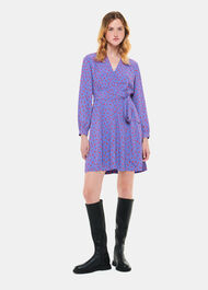 Scattered Petals Print Dress