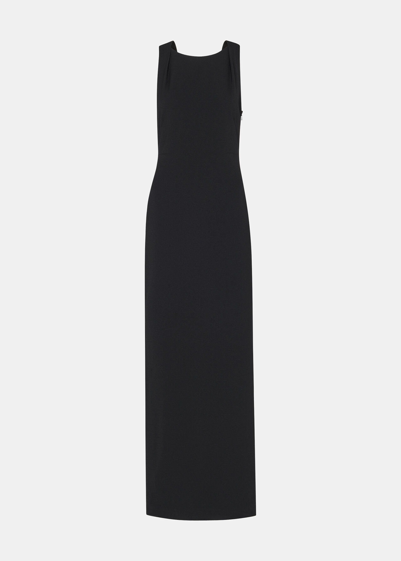 Whistles Black Tie Back Maxi Dress | Shop Now
