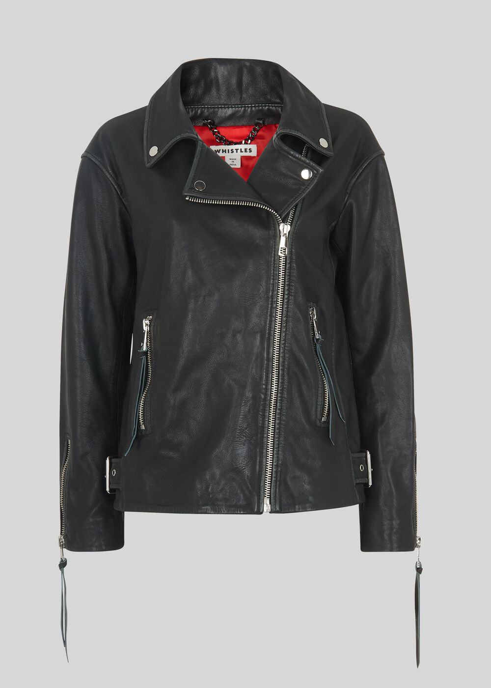 Lily Easy Tumbled Biker Black