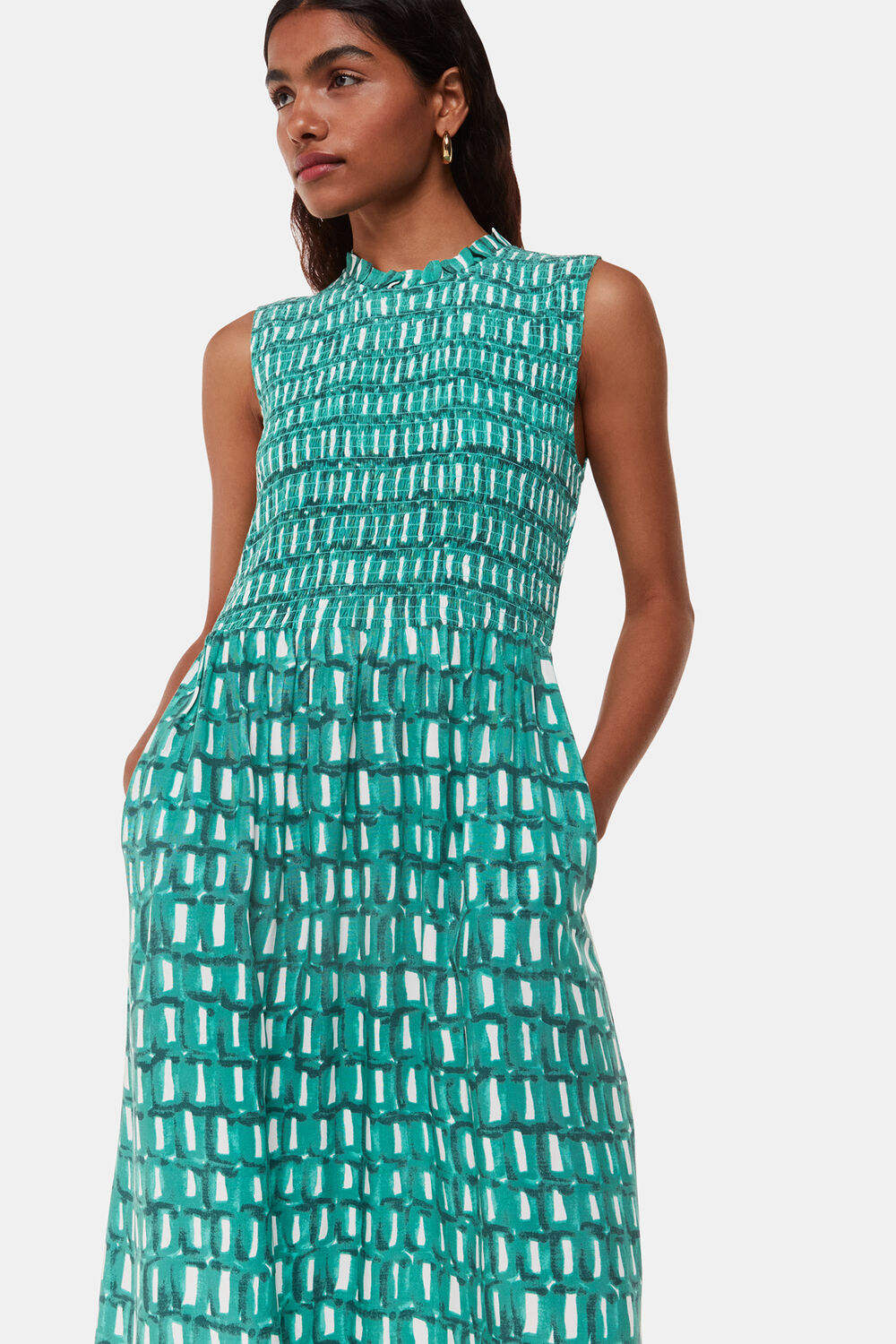 Petite Linked Smudge Heidi Dress