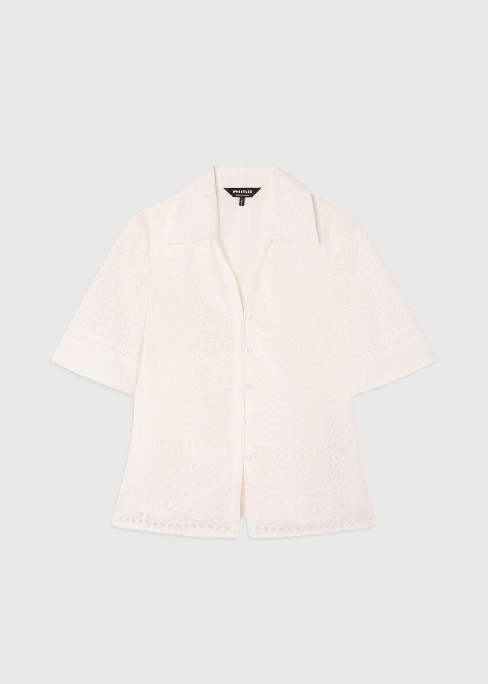 Cotton Broderie Shirt