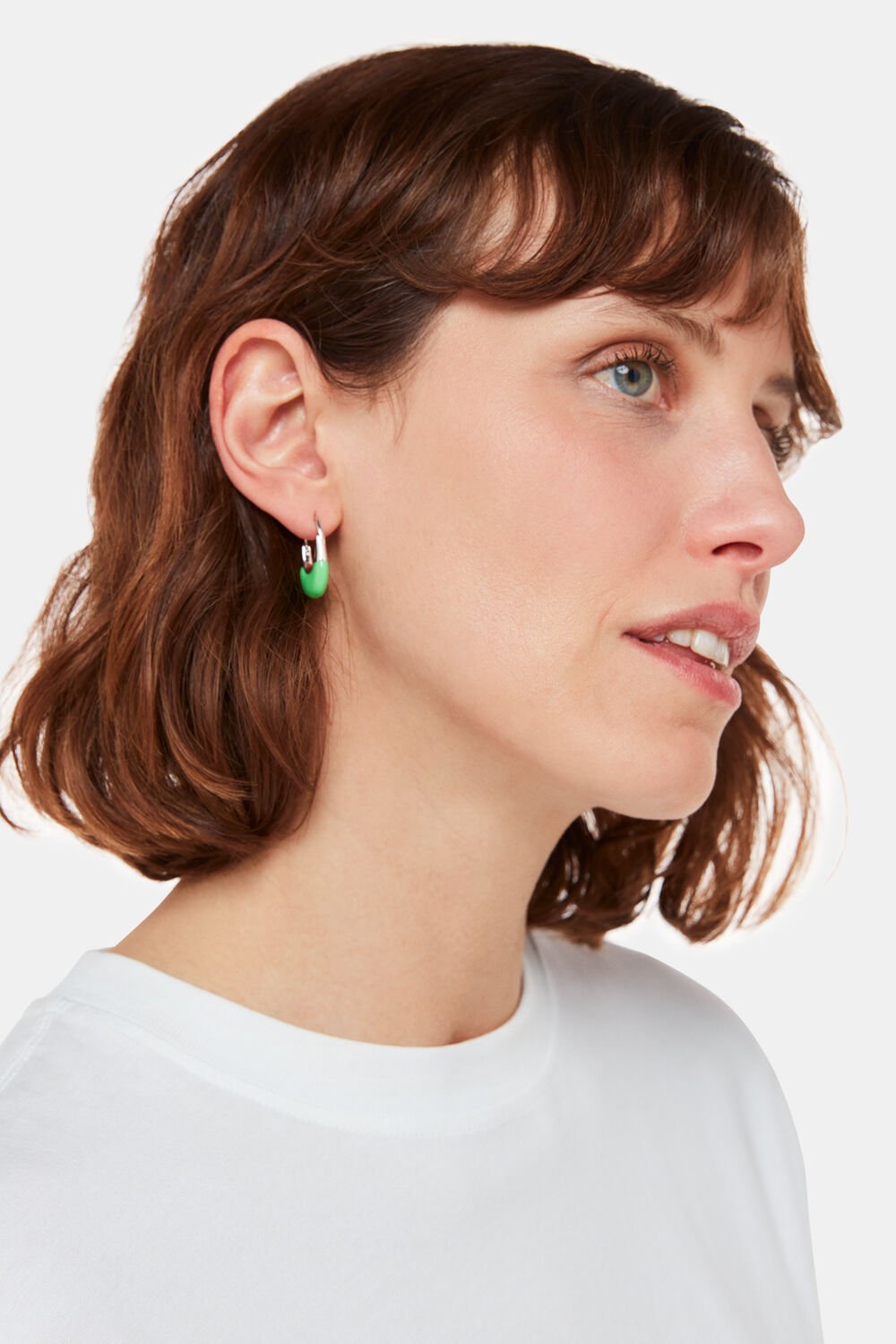 Enamel Oval Hoop
