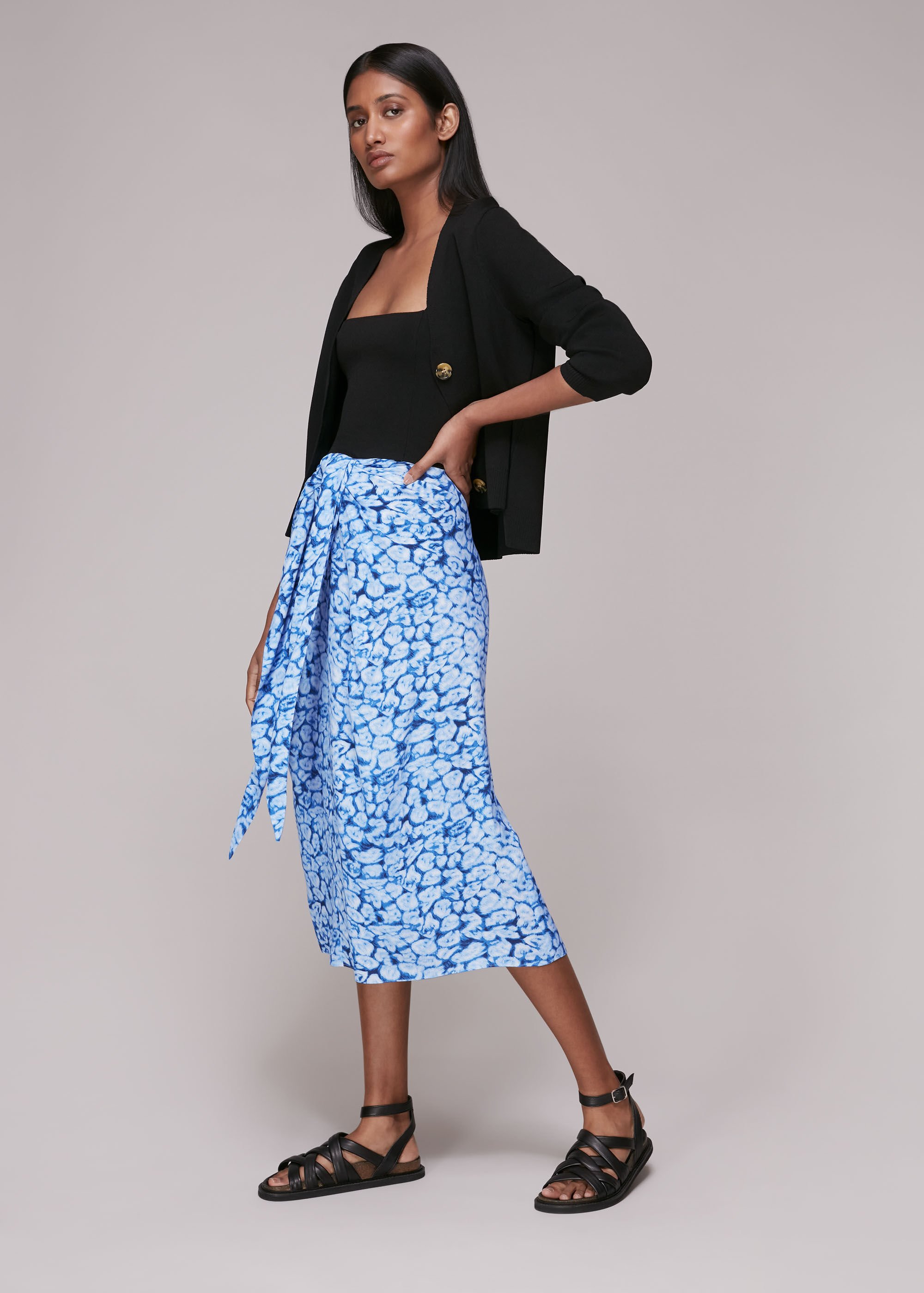 Leopard sarong hot sale skirt