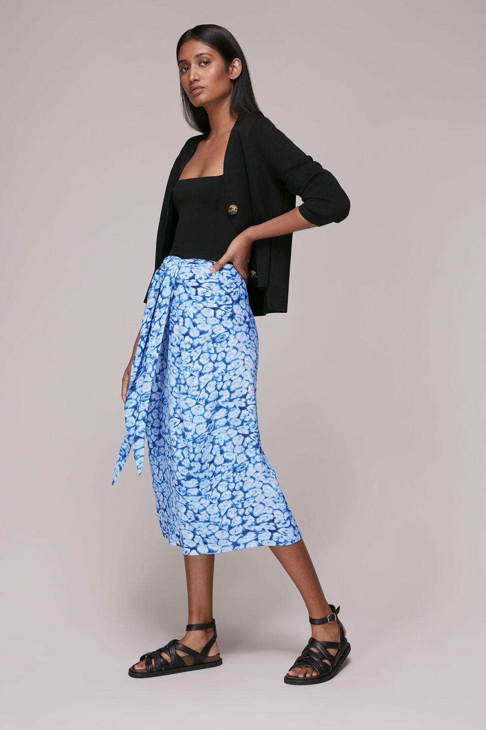 Clouded Leopard Sarong Skirt