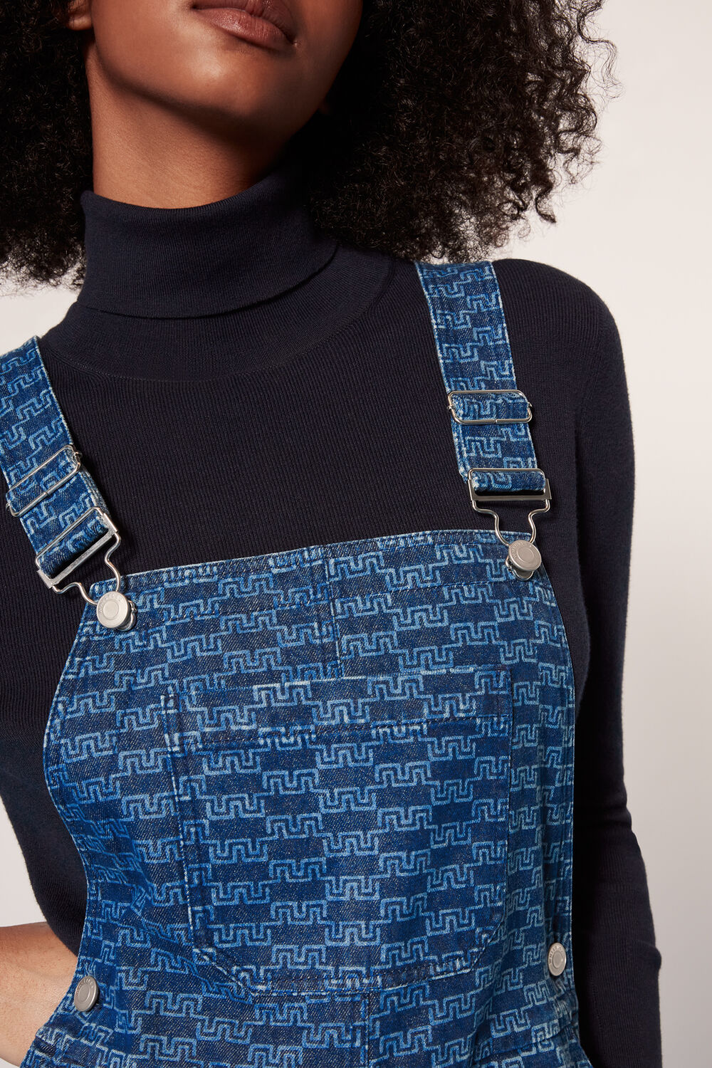 Tangle Check Denim Dungaree