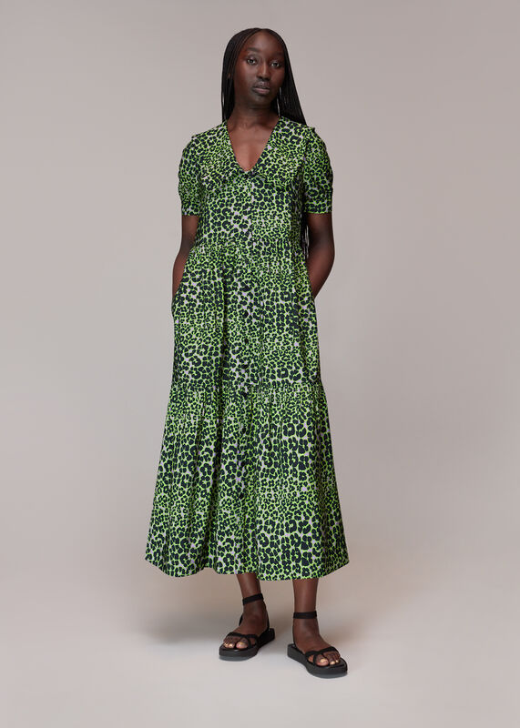 Fluro Animal Collar Dress
