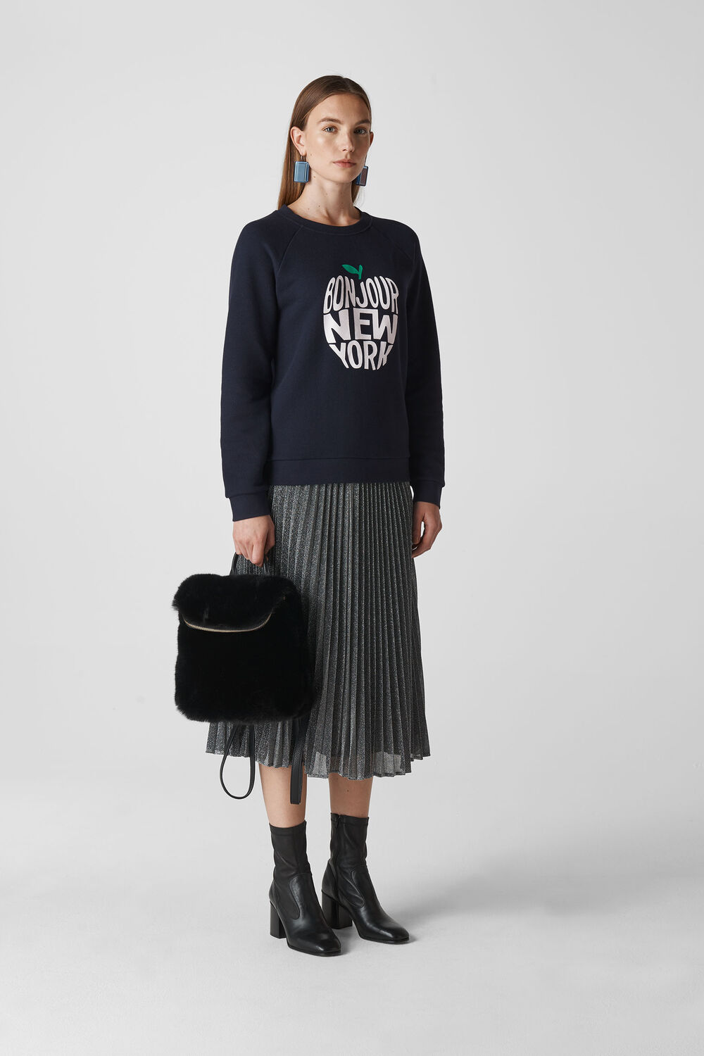 Bonjour New York Sweat Navy