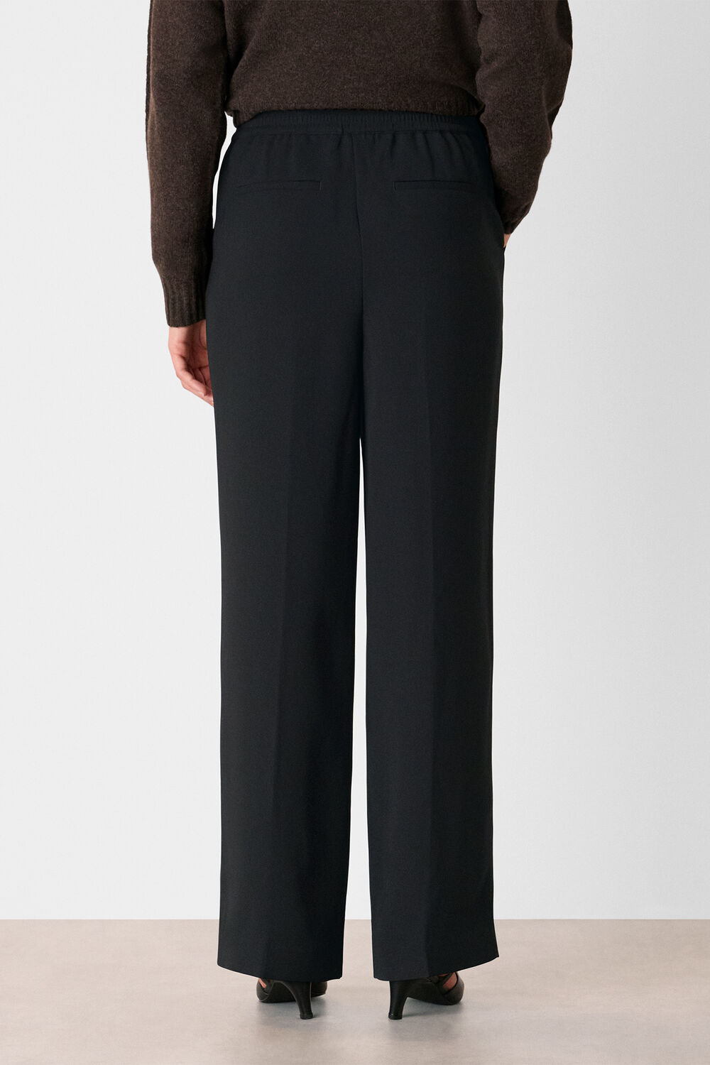 Black Ultimate Crepe Trouser