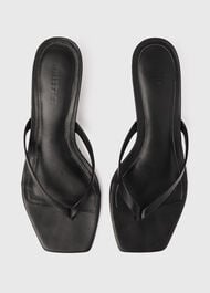 Toe Post Kitten Heel Mule