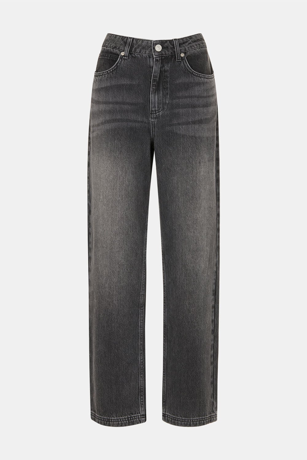 Grey Classic Straight Leg Jean