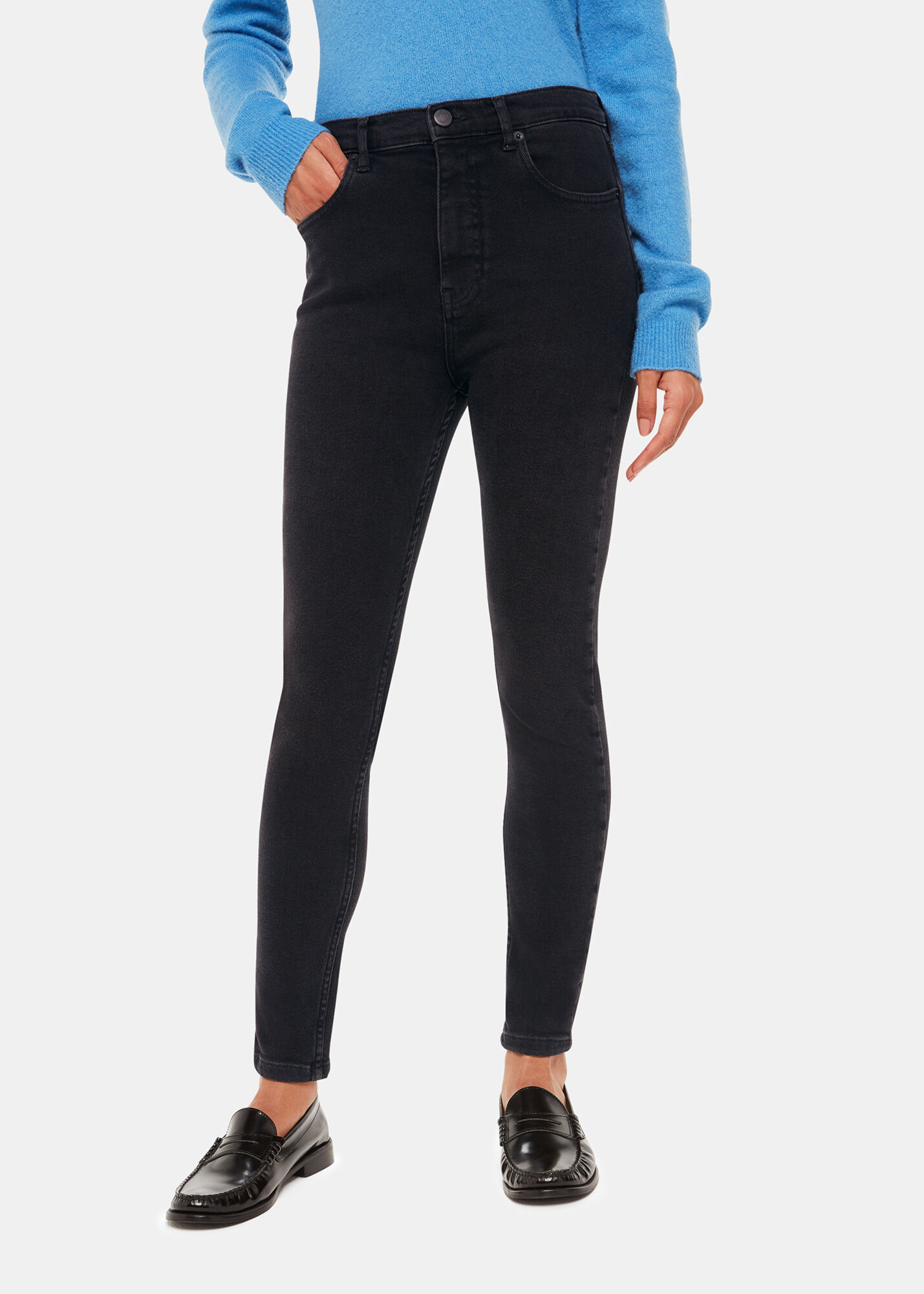 Mid rise black skinny jeans new arrivals