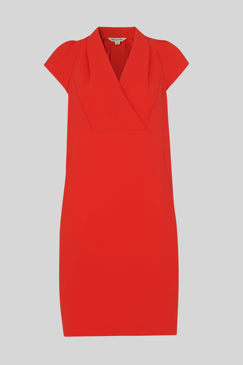 Sabina V Neck Dress Flame