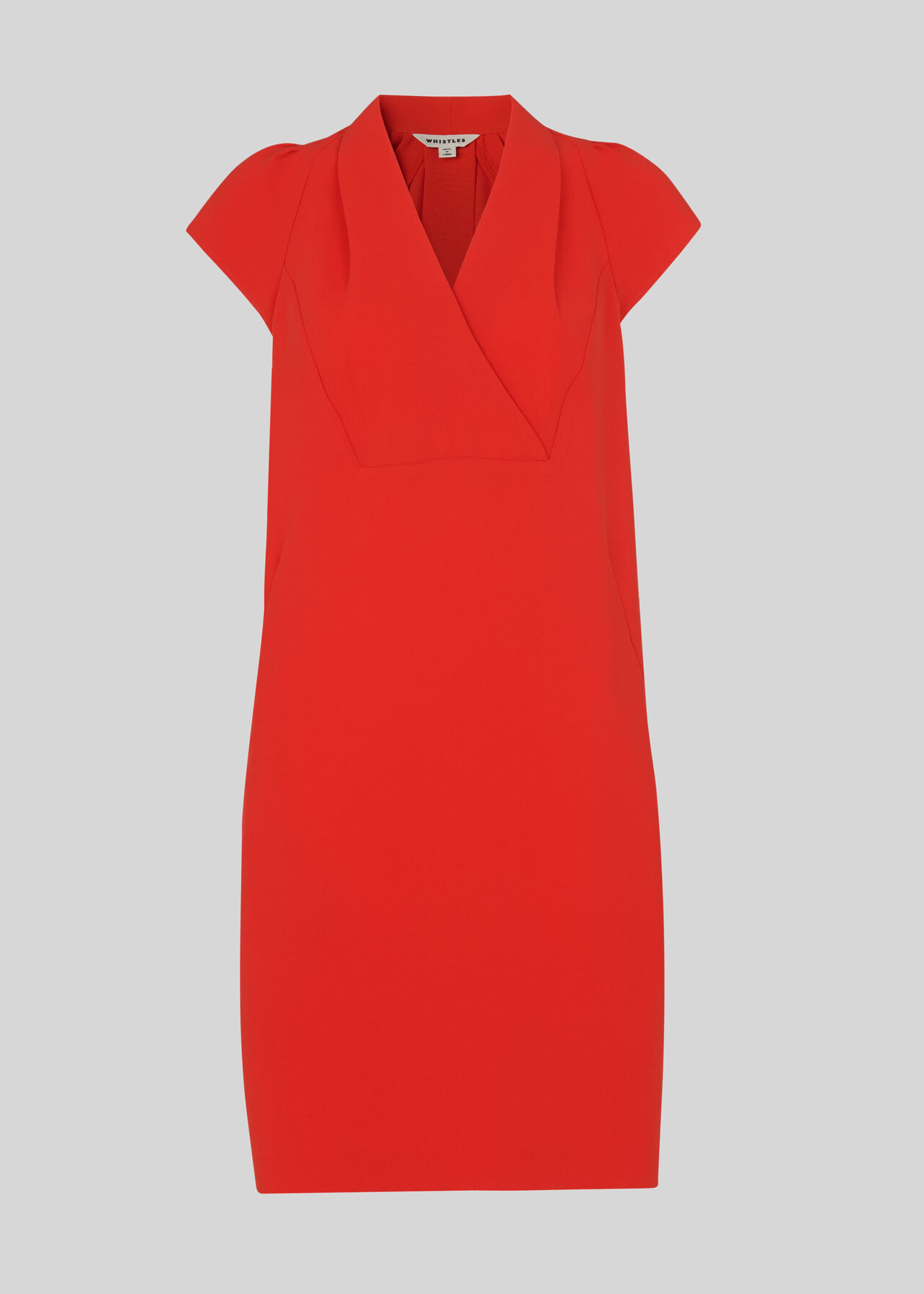 Sabina V Neck Dress Flame