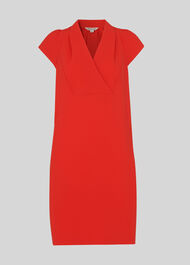 Sabina V Neck Dress Flame