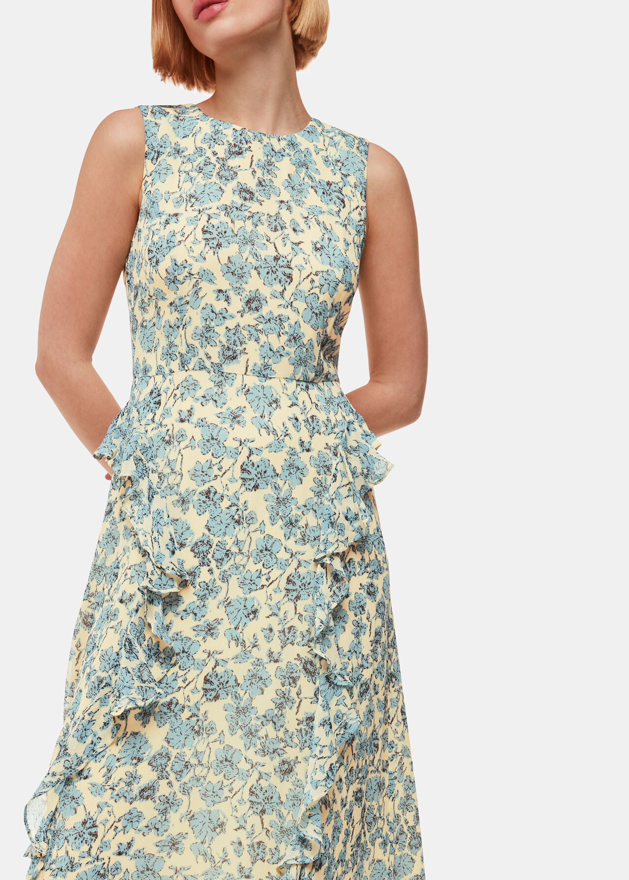 Shaded Floral Nellie Dress