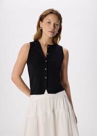 Lucy Button Front Knit Tank