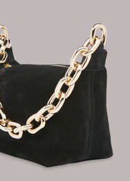Naia Suede Chain Bag