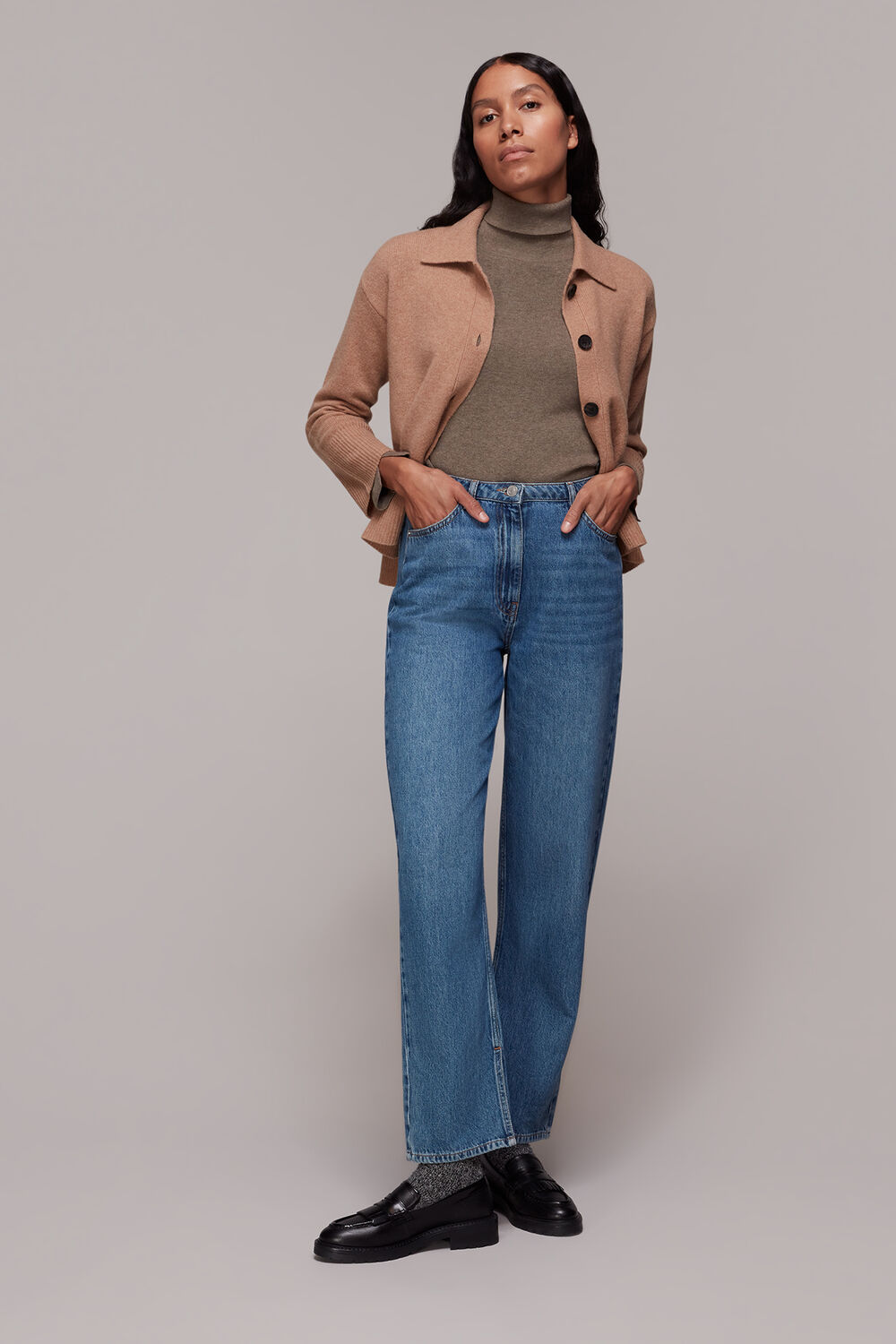 Button Up Collar Jacket