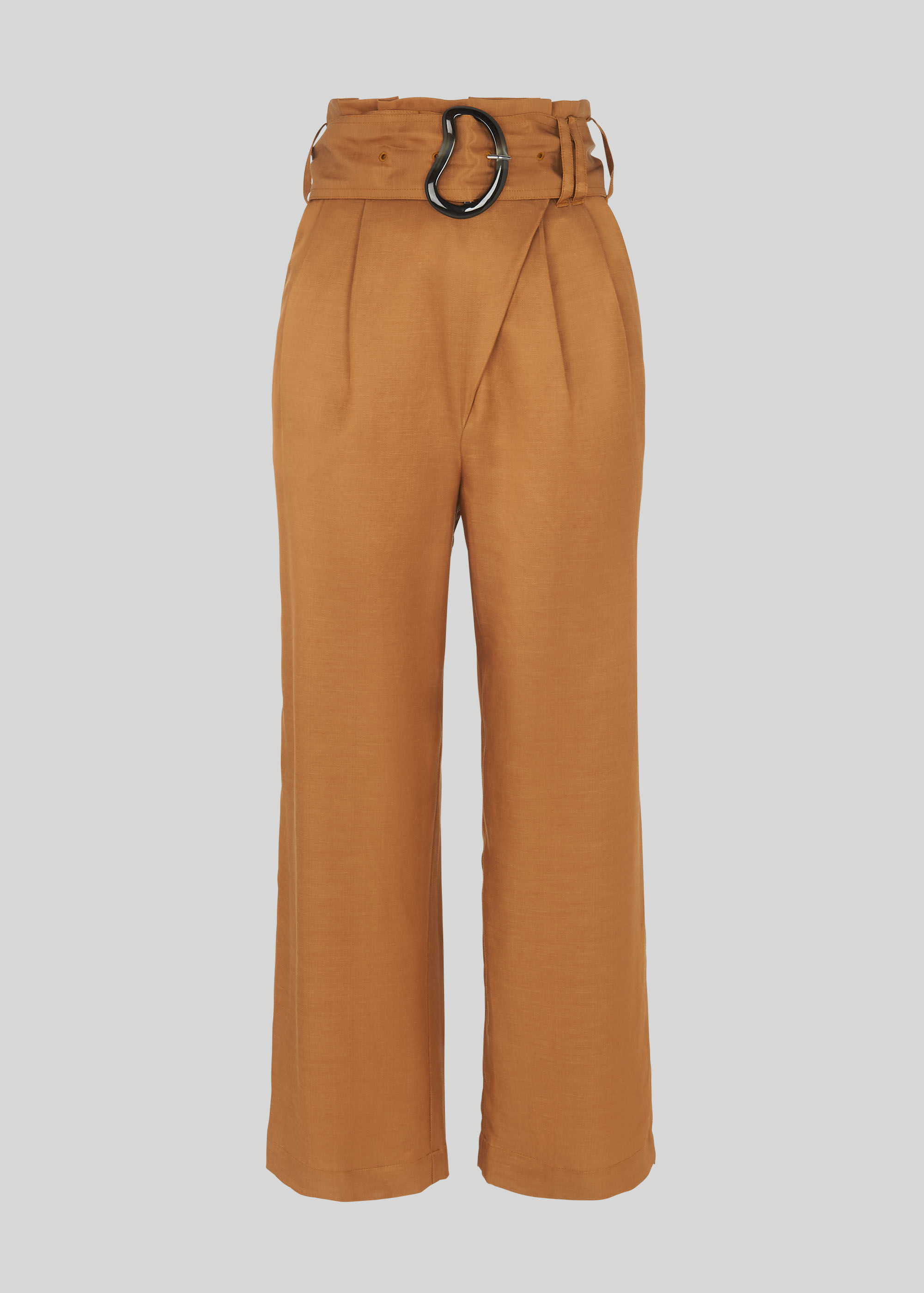 Camel paperbag trousers store