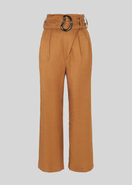 Amelie Paper Bag Trouser Brown