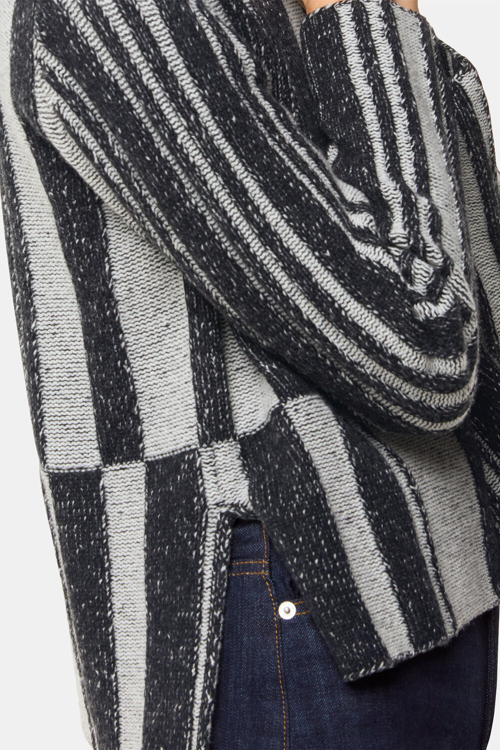 Block Stripe Wool Knit