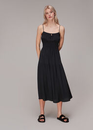 Gracie Crepe Smocked Dress