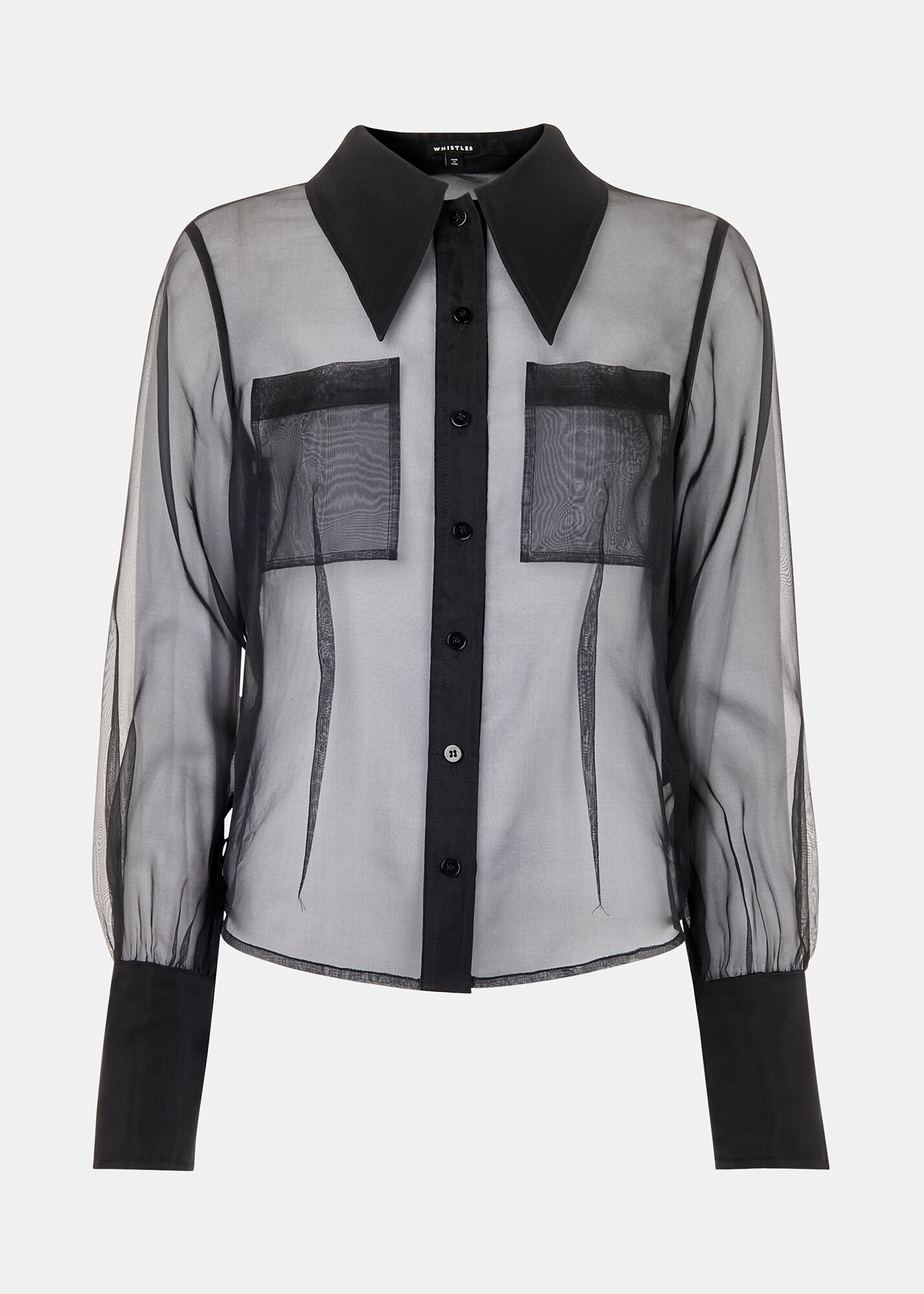 Whistles penelope hotsell coat black