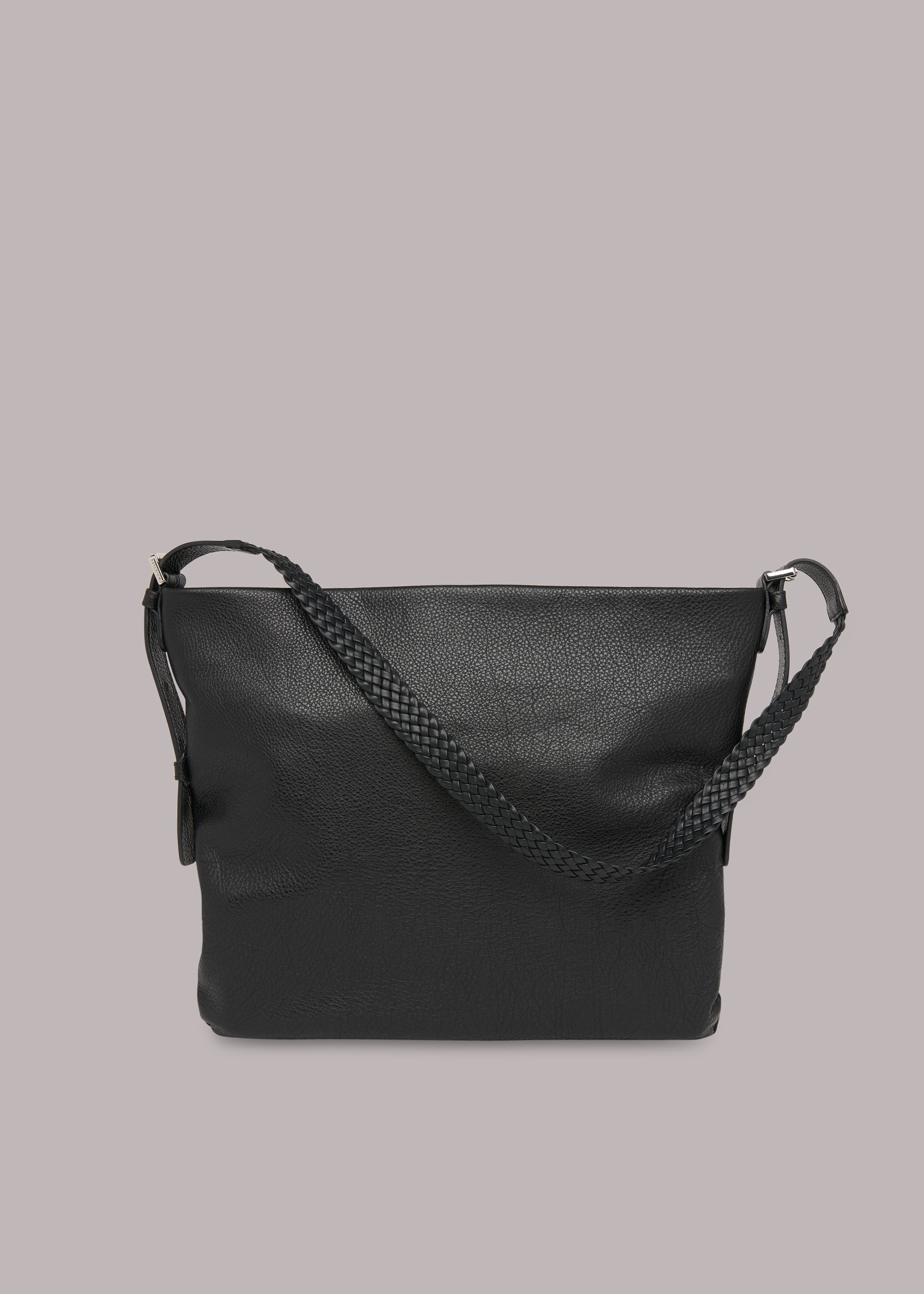 Whistles black leather bag store