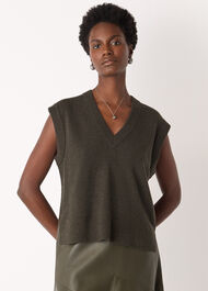 Wool V Neck Tank