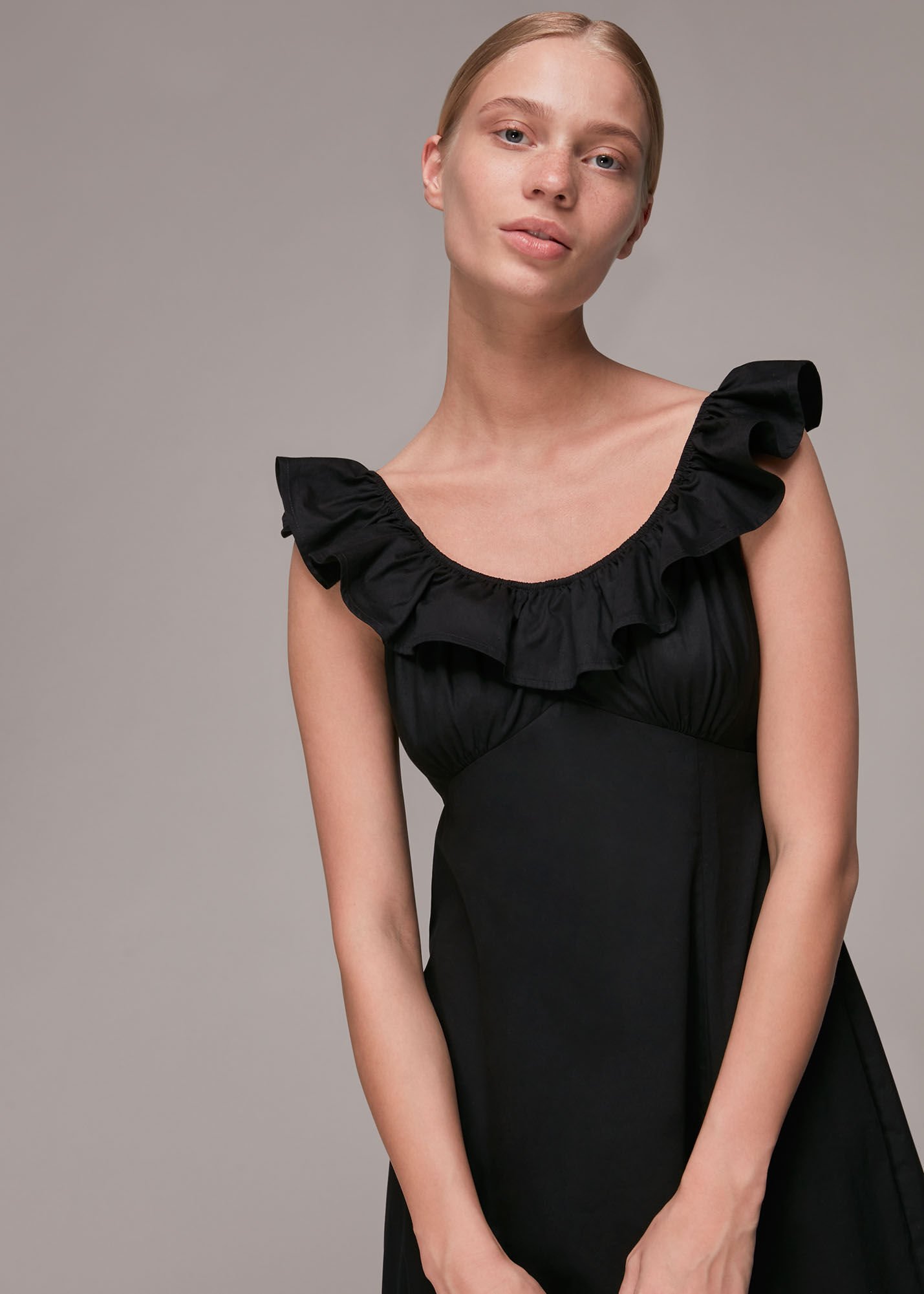 Poplin frill dress shop