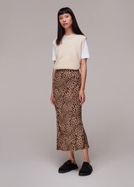 Jungle Cheetah Button Skirt