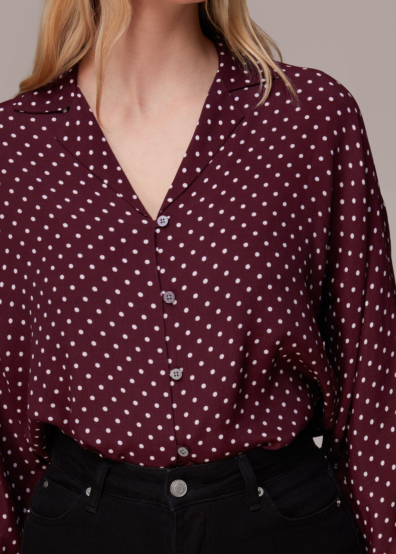 Spot Print Ramona Shirt