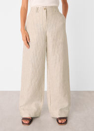 Linen Stripe Trouser