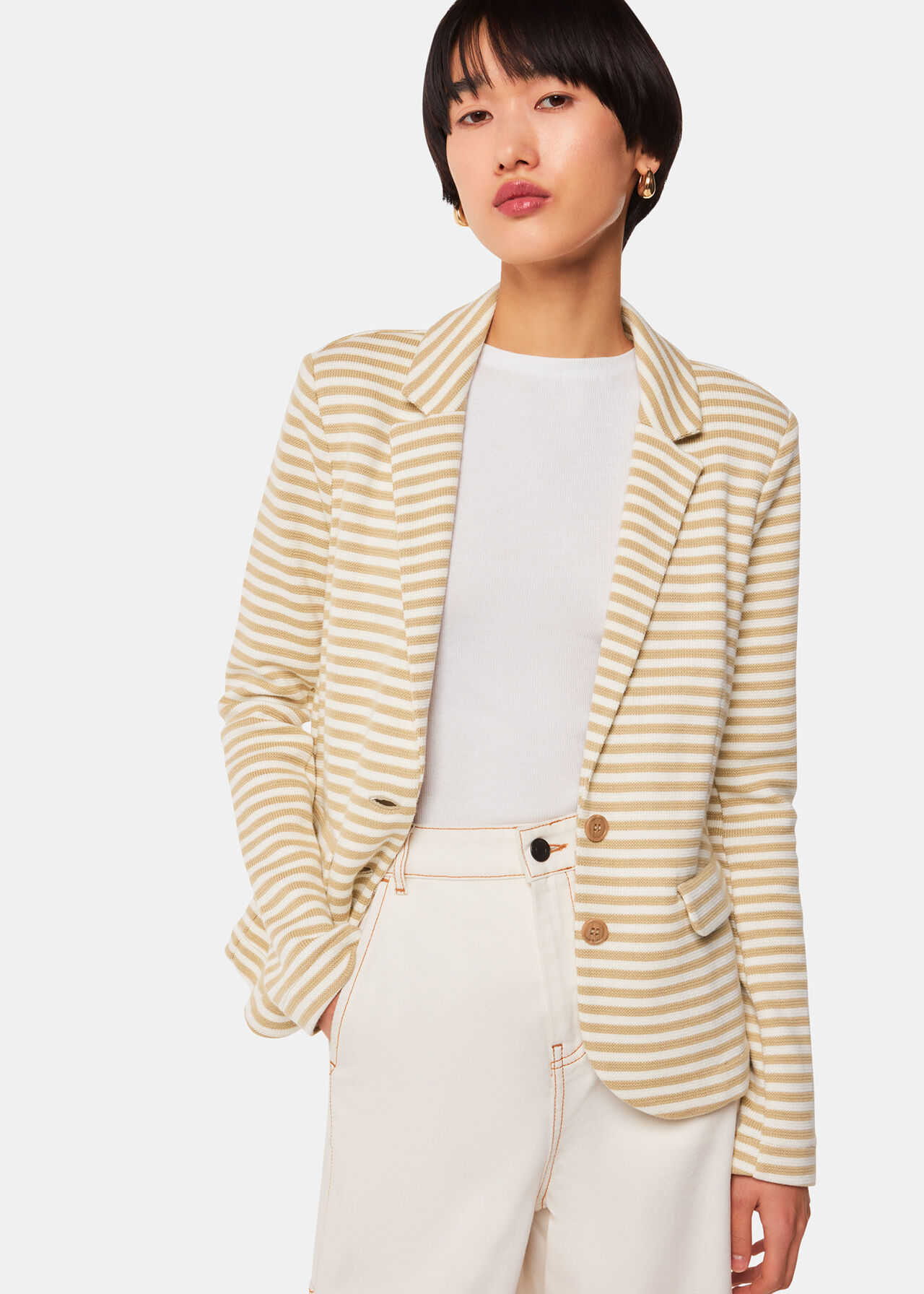 Slim Fit Jersey Jacket