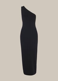 One Shoulder Midi Knit Dress