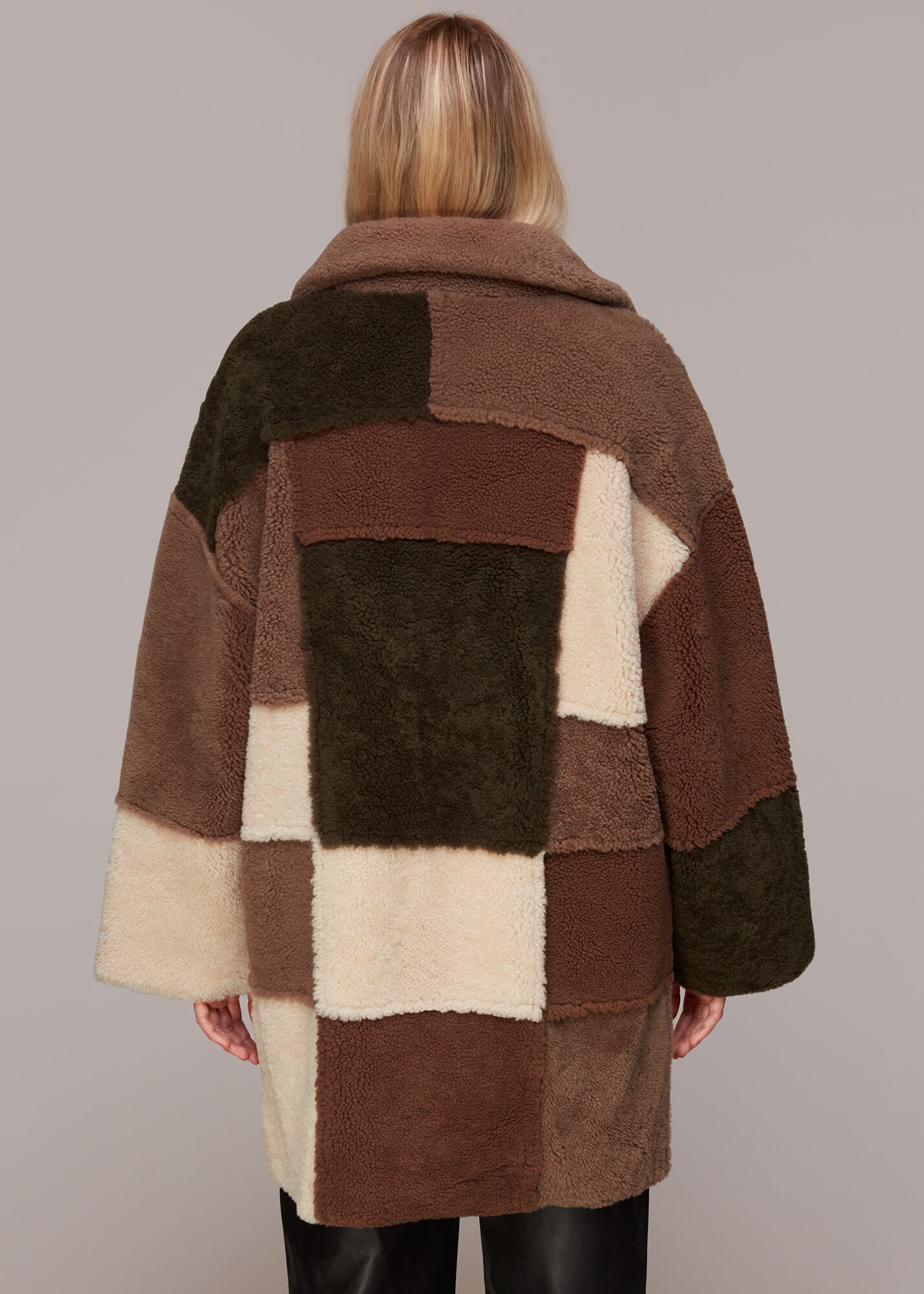 Melodress casual sale patchwork long coat