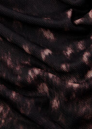 Spotted Animal Mesh Top