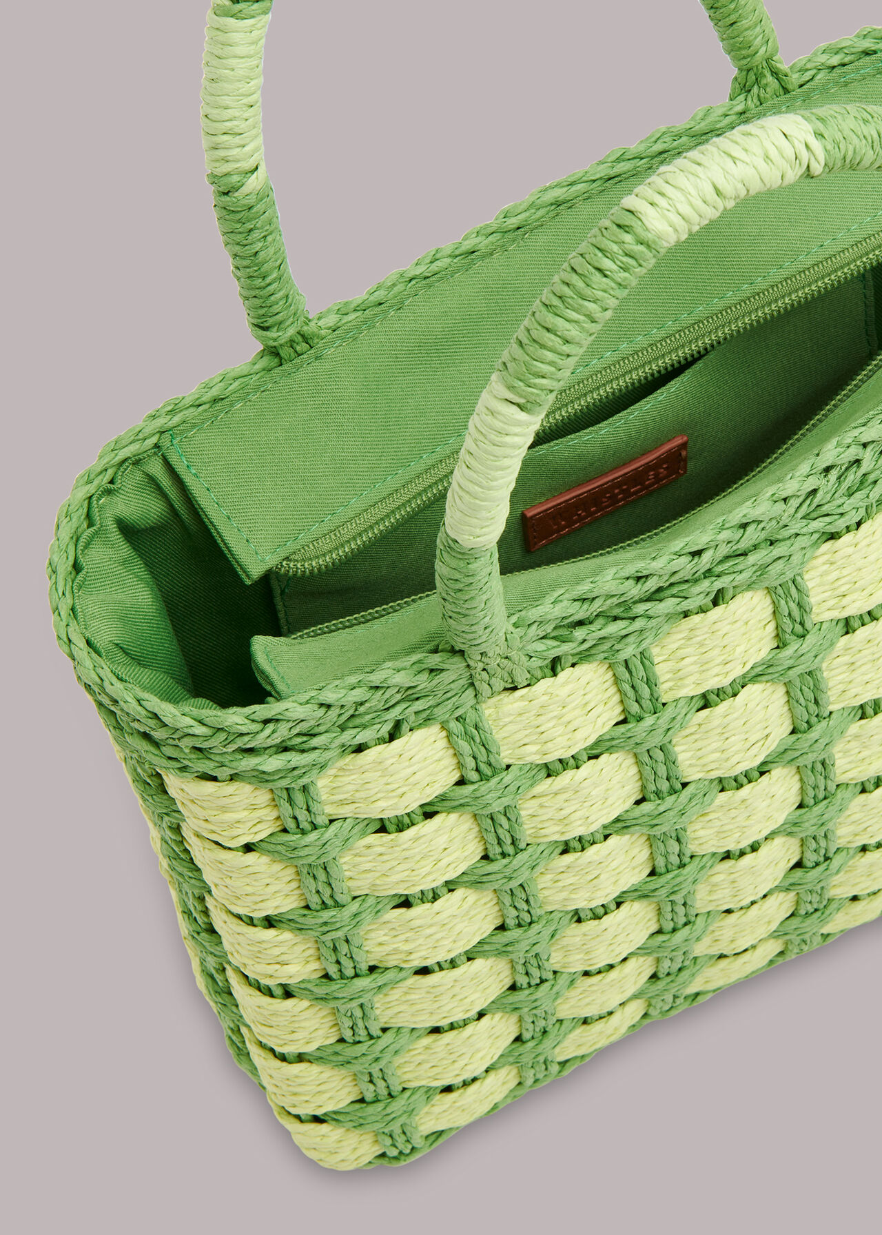 Tillie Mini Checkboard Tote