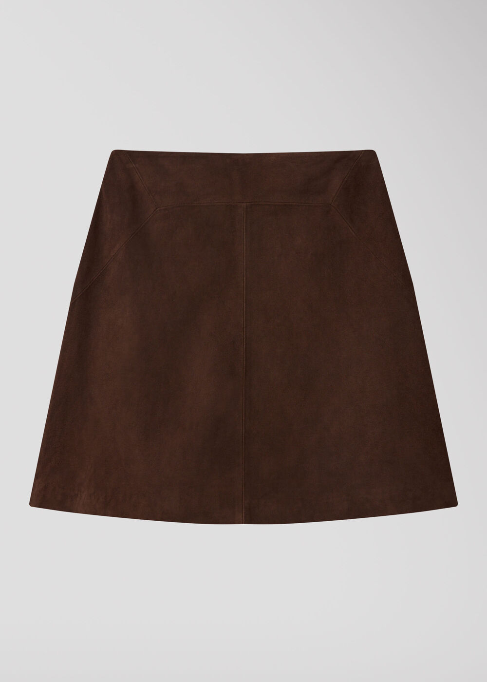 Suede A Line Skirt