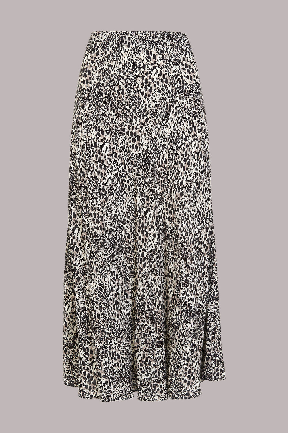 Multicolour Micro Animal Bias Cut Skirt