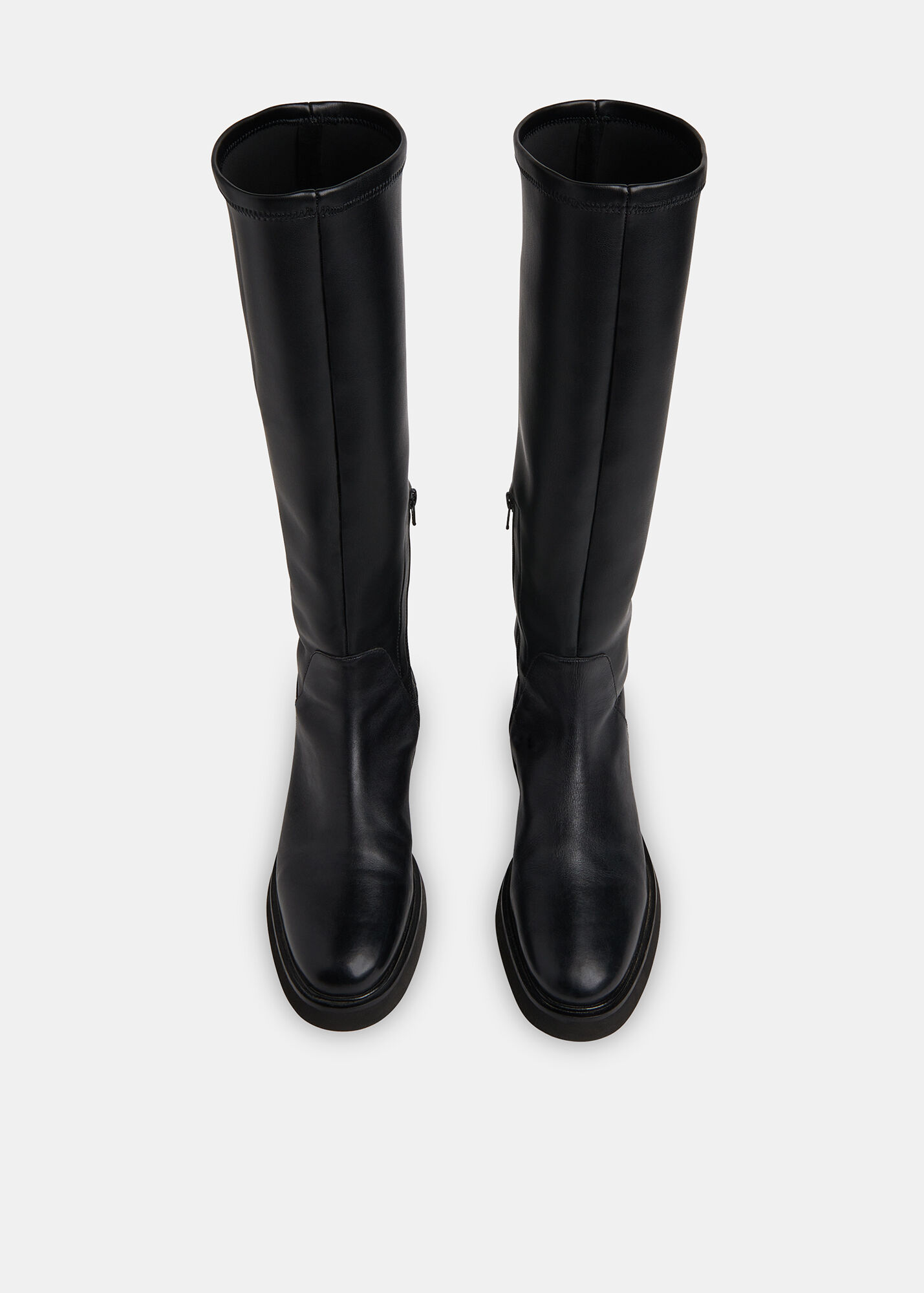 Black Quin Stretch Knee High Boot WHISTLES