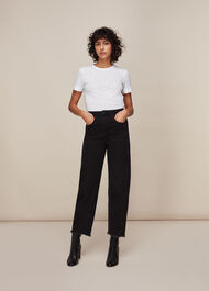 High Waist Barrel Leg Jean
