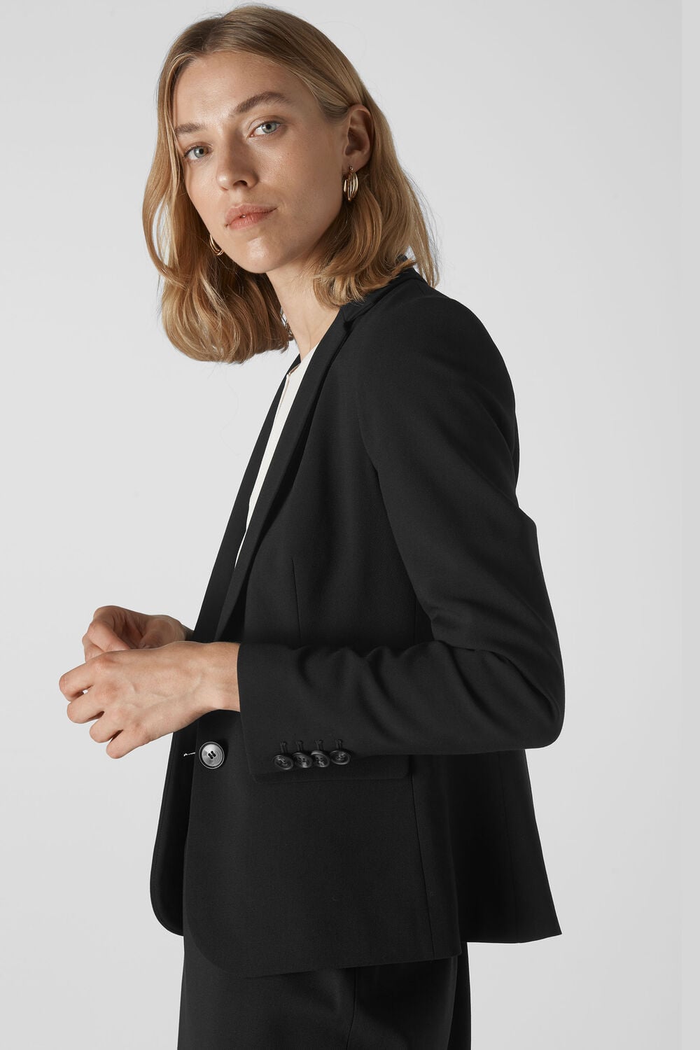Anna Tailored Jacket Black