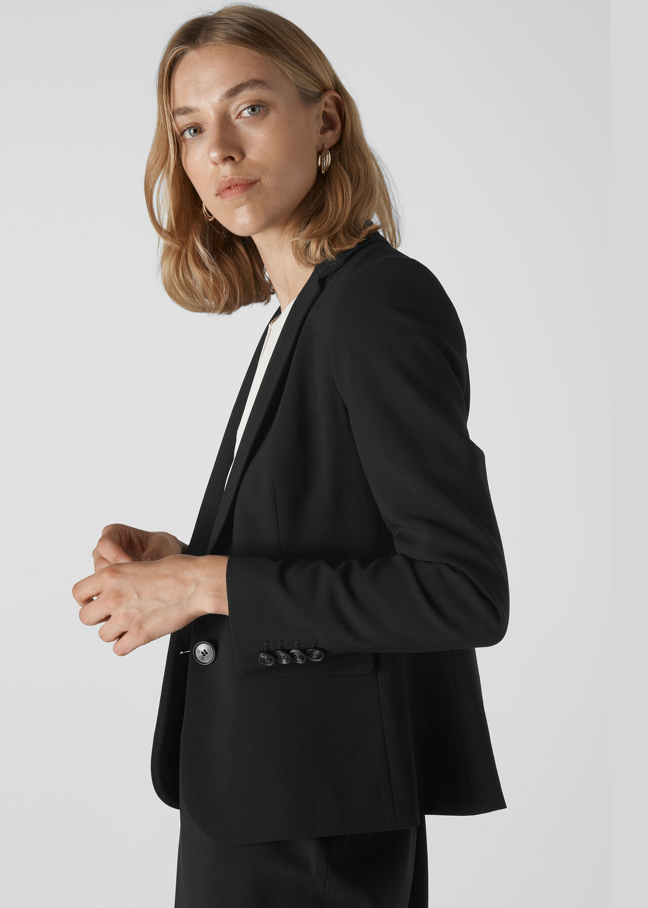 Anna Tailored Jacket Black