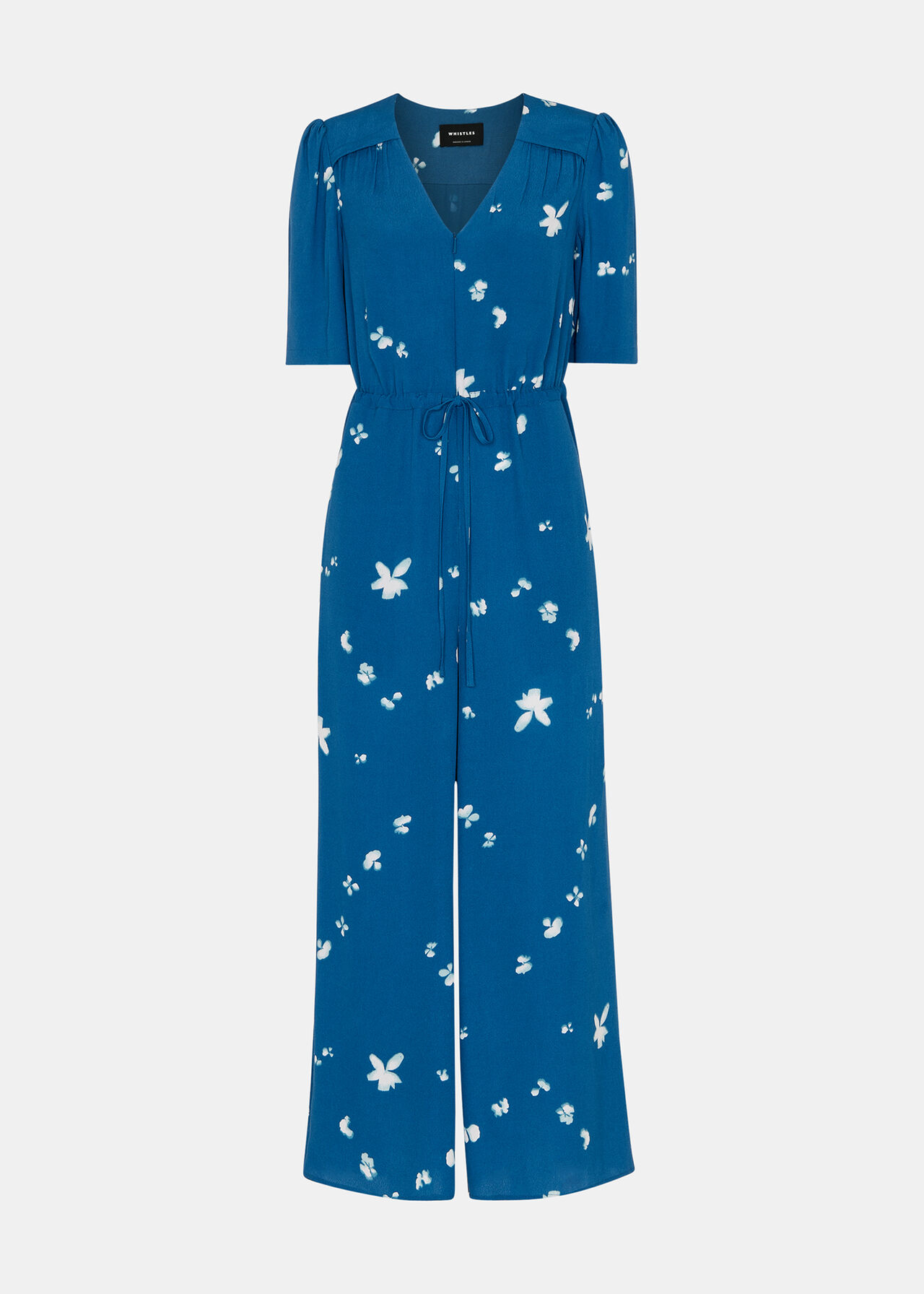 Whistles Sun Bleached Floral Jumpsuit